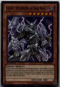 Lucent, Netherlord of Dark World Super Rare Primal Origin PRIO-EN031 LP - Image 1