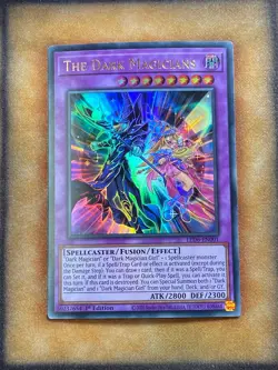 Yugioh The Dark Magicians LED6-EN001 Ultra Rare 1st Ed NM - Image 1