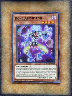 Yugioh Bone Archfiend SDCK-EN003 Common 1st Ed NM - Image 1
