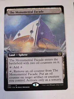 MTG - The Monumental Facade Extended Art - Phyrexia All Will Be One - Image 1