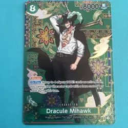 Possible 10 grade! One Piece Dracule Mihawk SP Alt Art OP12-030 SR Azure Sea’s 7 - Image 1