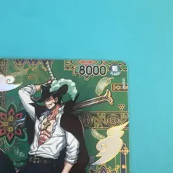 Possible 10 grade! One Piece Dracule Mihawk SP Alt Art OP12-030 SR Azure Sea’s 7 - Image 3