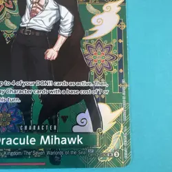Possible 10 grade! One Piece Dracule Mihawk SP Alt Art OP12-030 SR Azure Sea’s 7 - Image 4