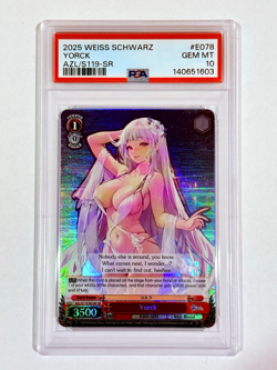Weiss Schwarz Azur Lane Vol. 2 - Yorck SR Foil ENG PSA 10 GEM #AZL/S119-E078S SR - Image 1