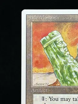 JADE MONOLITH Revised Edition 1994 Magic The Gathering (MTG) TCG 🔥Rare🔥 - Image 3