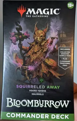 Magic The Gathering Bloomburrow Squirreled Away Commander Deck New & Sealed MtG - Image 1