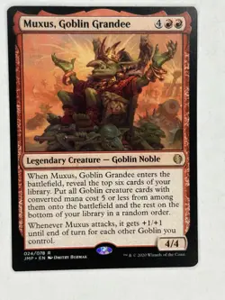 [1x] Muxus, Goblin Grandee Near Mint, English Jumpstart MTG Magic - Image 1