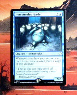 MTG Homunculus Horde Regular FDN 41 NM R - Image 1