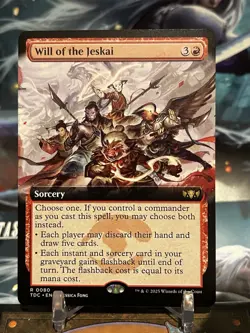 MTG | Will of the Jeskai (0080 - Extended Art) [Tarkir: Dragonstorm] NF - Image 1