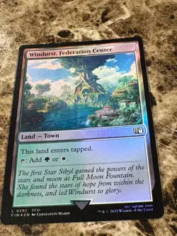 WINDHURST, FEDERATION CENTER Magic MTG Final Fantasy Foil - Image 1