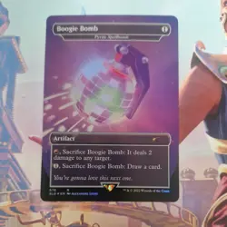 MTG - Boogie Bomb Foil Pyrite Spellbomb Fortnite Secret Lair - Image 1