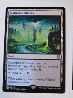 MTG - Darkslick Shores - Phyrexia All Will Be One - Image 1