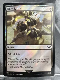 MTG | Dark Ritual (Surge Foil) | Warhammer 40,000 40K | Magic the Gathering | NM - Image 1