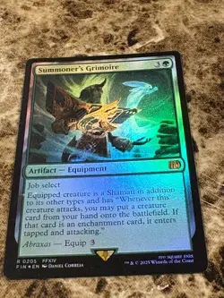 SUMMONER'S GRIMOIRE Magic MTG Final Fantasy Foil - Image 1