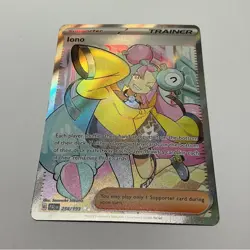 Pokemon Iono 254/193 Sv02 Paldea Evolved Ultra Rare Full Art Holo Trainer Card - Image 1