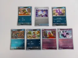 Bundle Of 7 Reverse Holo Pokemon Cards | 6 Commons + 1 Uncommon | 2025 #234 - Image 1