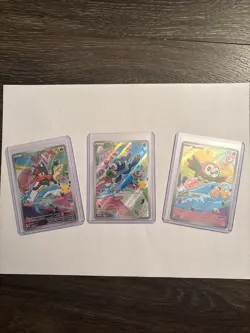 Pokemon 2026 First Partner Illustration Collection Series 1 Promo Set of 3 Cards - Image 1