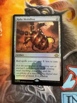 Ruby Medallion -Foil Near Mint MTG Modern Horizons 3 - Image 1