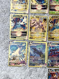 Set of 37 Leafeon, Jolteon, Flareon & More Gold Foil Fan Art Display Card NM! - Image 5