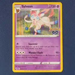 Sylveon 035/078 - Pokemon GO - Rare Holo Pokemon Card - NM - Image 1