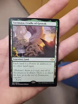 Yavimaya, Cradle of Growth Modern Horizons 2 Magic: The Gathering Card - Image 1