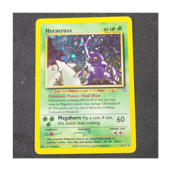 Pokemon Heracross 60 HP Neo Genesis Holo Rare Unlimited 6/111 English Card 2000 - Image 1