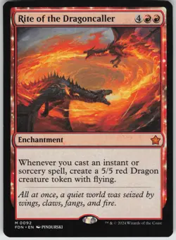 Rite of the Dragoncaller M Foundations 92 NM - Image 1