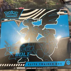 Pokemon TCG Black Bolt ETB Elite Trainer Box Brand New Sealed - Image 1