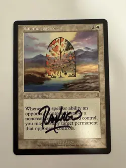 Karmic Justice - Odyssey (ODY) - Signed - NM - Free Shipping Without Tracking - Image 1