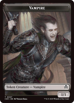 Blood || Vampire (0007) (Foil) Token - Innistrad Remastered (INR) - Image 2