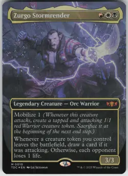 Zurgo Stormrender (Borderless) M Commander: Tarkir: Dragonstorm 10 NM - Image 1