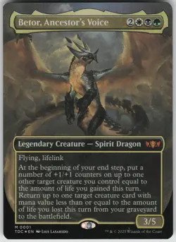 Betor, Ancestor's Voice (Borderless) M Commander: Tarkir: Dragonstorm 1 NM - Image 1