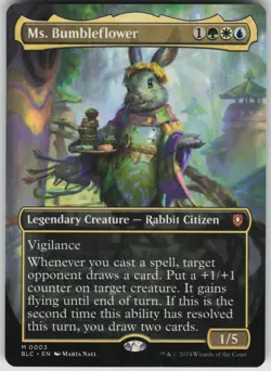 Ms. Bumbleflower (Borderless) M Commander: Bloomburrow 3 NM - Image 1