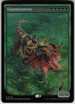 Gigantosaurus (Full Art) R Foundations 718 NM - Image 1