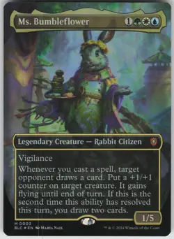 Ms. Bumbleflower (Borderless) M Commander: Bloomburrow 3 NM - Image 1