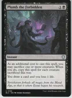 Plumb the Forbidden U Commander: Bloomburrow 188 NM - Image 1