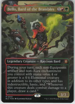 Bello, Bard of the Brambles (Borderless) M Commander: Bloomburrow 1 NM - Image 1