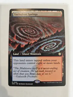 Turbulent Springs (Extended Art) Commander: Secrets of Strixhaven Regular - Image 1