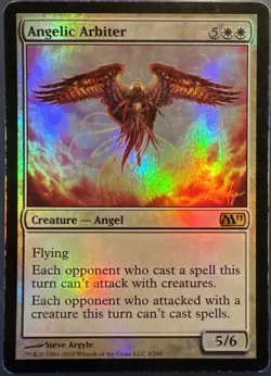 Angelic Arbiter #4 (Foil) (MP/HP) Magic 2011 M11 Magic MTG - Image 1