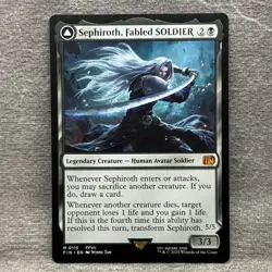 MTG Sephiroth, Fabled SOLDIER FINAL FANTASY FIN #115 Non-Foil NM Magic Card - Image 1