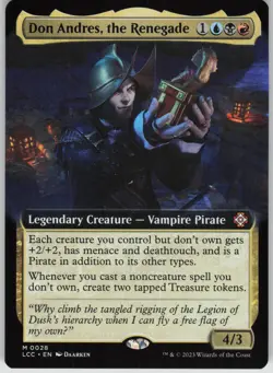 Don Andres, the Renegade (Extended Art) M Commander: The Lost Caverns of Ixalan - Image 1