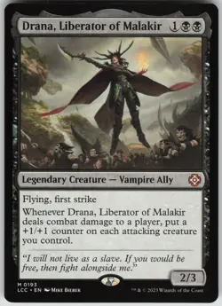 Drana, Liberator of Malakir M Commander: The Lost Caverns of Ixalan 193 NM - Image 1
