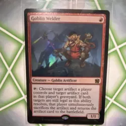 MTG: Goblin Welder Duel Decks: Elves vs. Inventors Foil 035/076 NM - Image 1