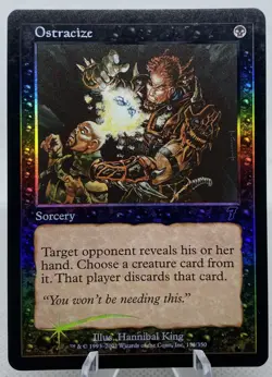 Ostracize 7th Edition Foil MTG LP - Image 1