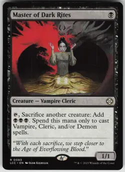 Master of Dark Rites R Commander: The Lost Caverns of Ixalan 83 NM - Image 1