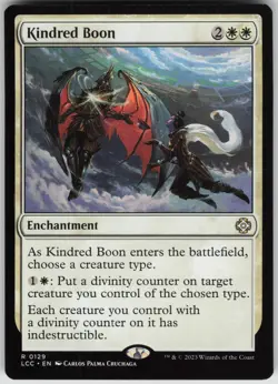 Kindred Boon R Commander: The Lost Caverns of Ixalan 129 NM - Image 1