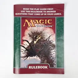 VTG 2001 Magic The Gathering MTG 7th Edition Starter Set Rule Book - Image 1