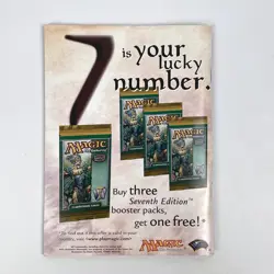 VTG 2001 Magic The Gathering MTG 7th Edition Starter Set Rule Book - Image 2