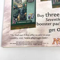 VTG 2001 Magic The Gathering MTG 7th Edition Starter Set Rule Book - Image 3
