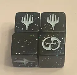 MTG Magic 4 Planechase Planar Die Dice Set All 4 from Doctor Who Commander Decks - Image 1